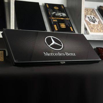 Нарды из стекла "Mercedes-Benz", GrossMeister, 61&times;27&times;5 см, арт. 250085 250085 фото