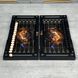 Glass Backgammon Lion GrossMeister 50x24cm, art. 270088