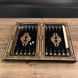 Backgammon made of wood "Labyrinth", 60&times;28&times;8 cm, art. 193029, Black