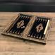 Backgammon made of wood "Labyrinth", 60&times;28&times;8 cm, art. 193029, Black