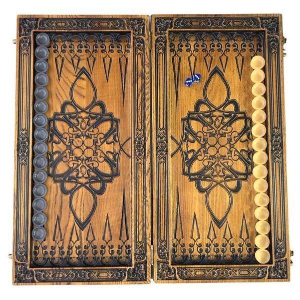Шахматы-нарды ручной работы, 64&times;34&times;8 см, арт. 191108 191108 фото