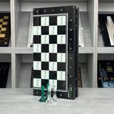 Exclusive Glass Chess "Automotive Theme" 50x25 cm (SKU 250110)
