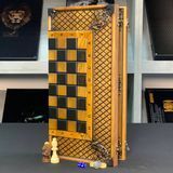 Chess 3 in 1 made of wood, 48&times;23&times;5 cm, art. 191111