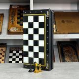 Wooden chess 50 cm tempered glass Auto-Style for office